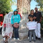 Marcha de maestros y padres de familia en contra de las reformas en Jerez