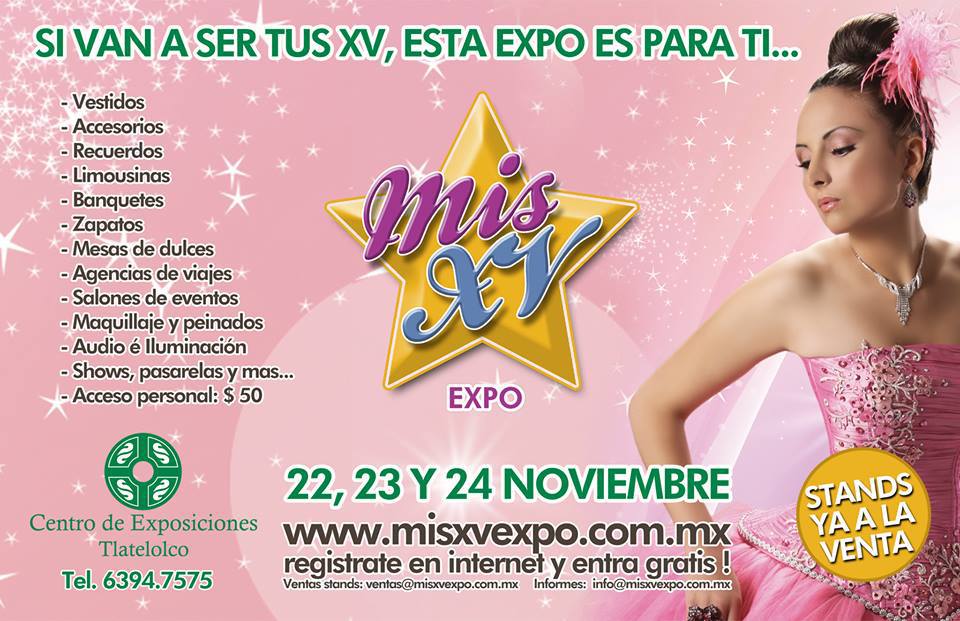 Reconocidas agrupaciones tocarán en la "Expo Mis XV"
