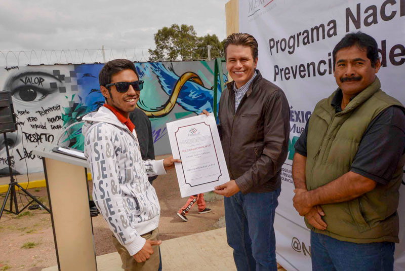 Promueven la Paz con Arte Urbano; premia Municipio de Fresnillo concurso de grafiti