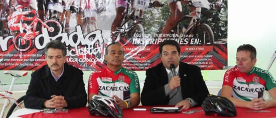 Invita el ISSSTEZAC a la Rodada Ciclista Ruta Caxcán 2013