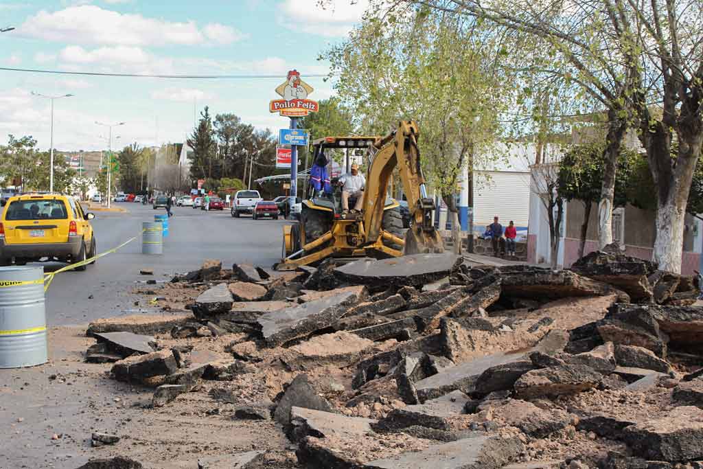 Inicia en Jerez la rehabilitación del Boulevad Suave Patria