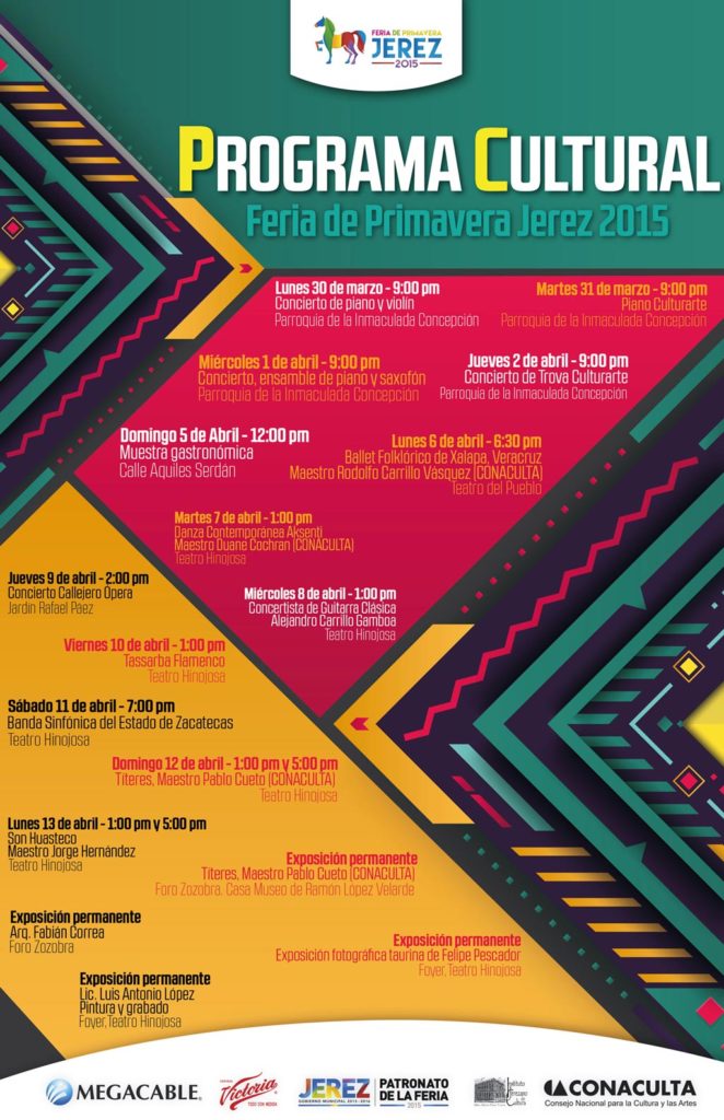 Programa Cultural de la Feria de Primavera Jerez 2015