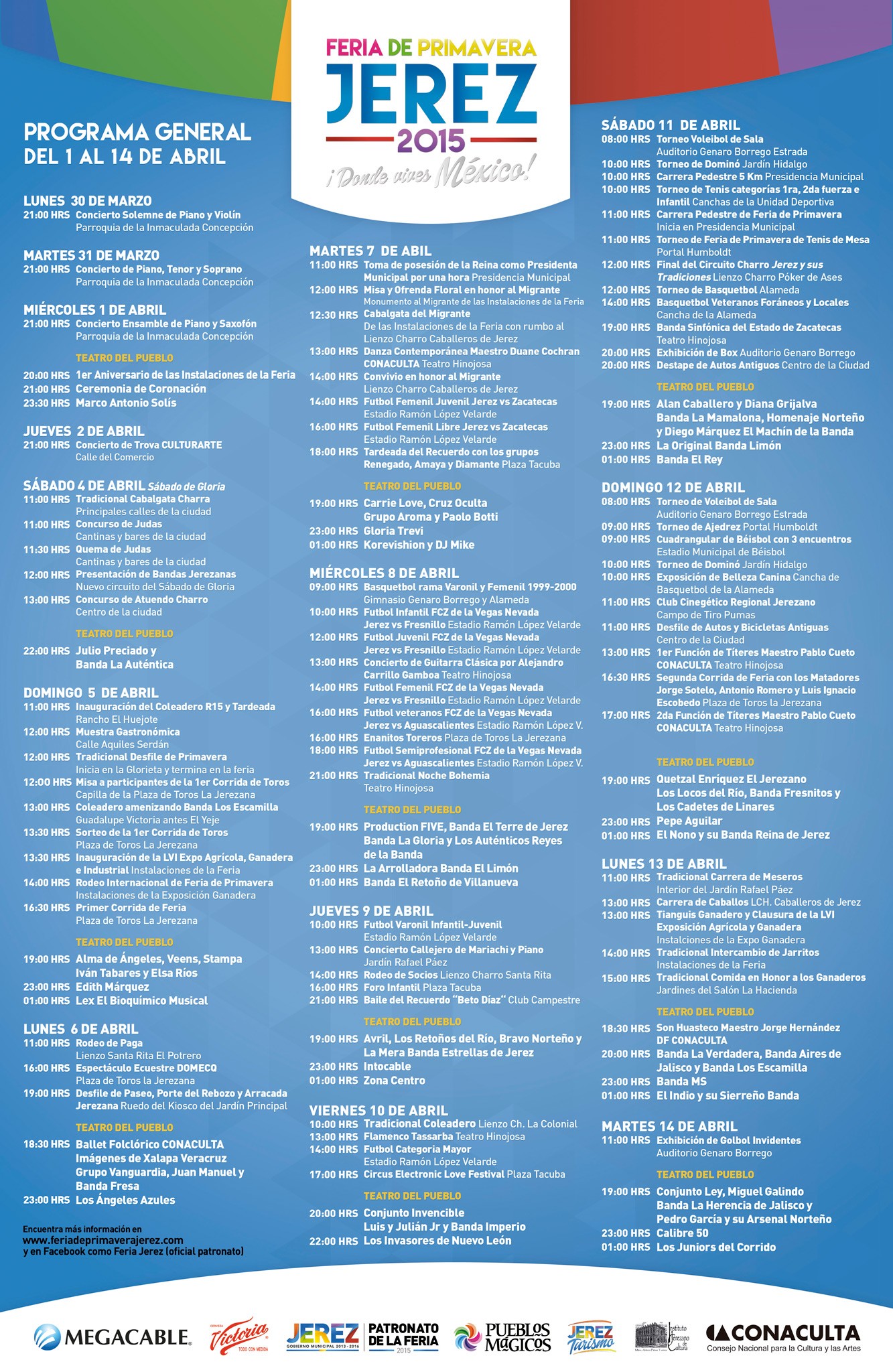 Programa General Feria Jerez 2015