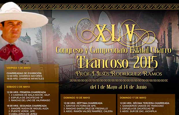 Programa XLV Campeonato Estatal Charro Trancoso 2015