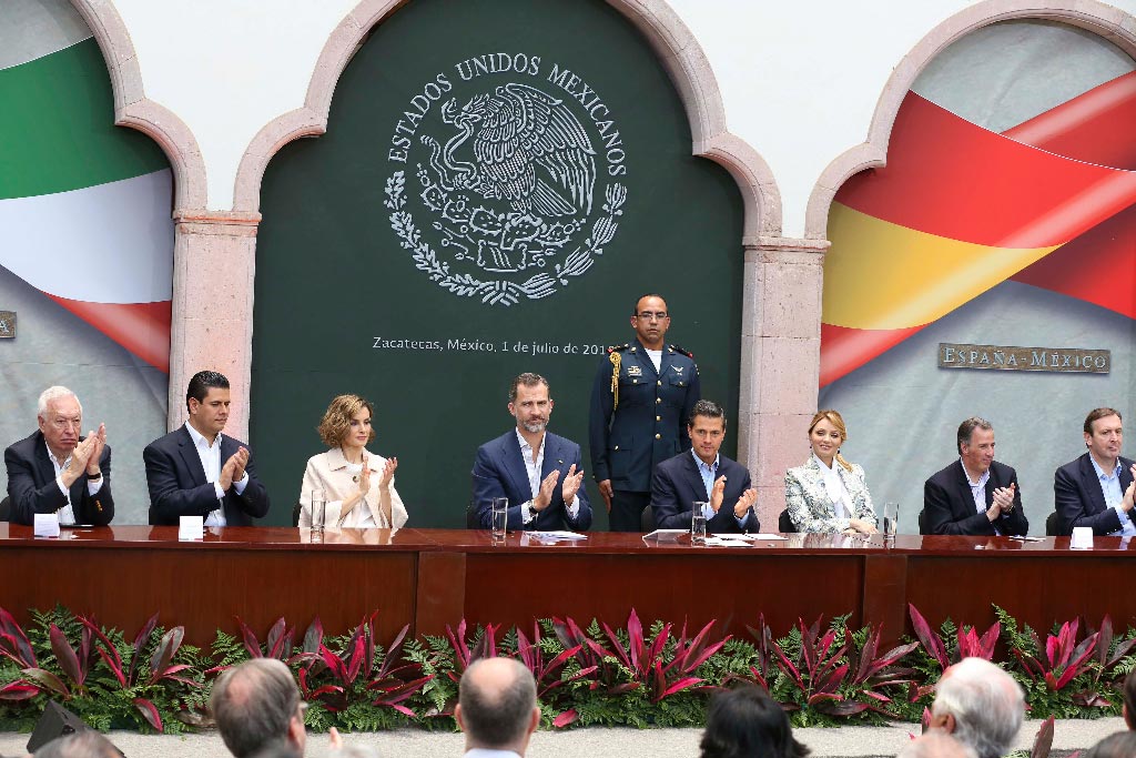 Concluye en Zacatecas visita de estado de los Reyes de España a México