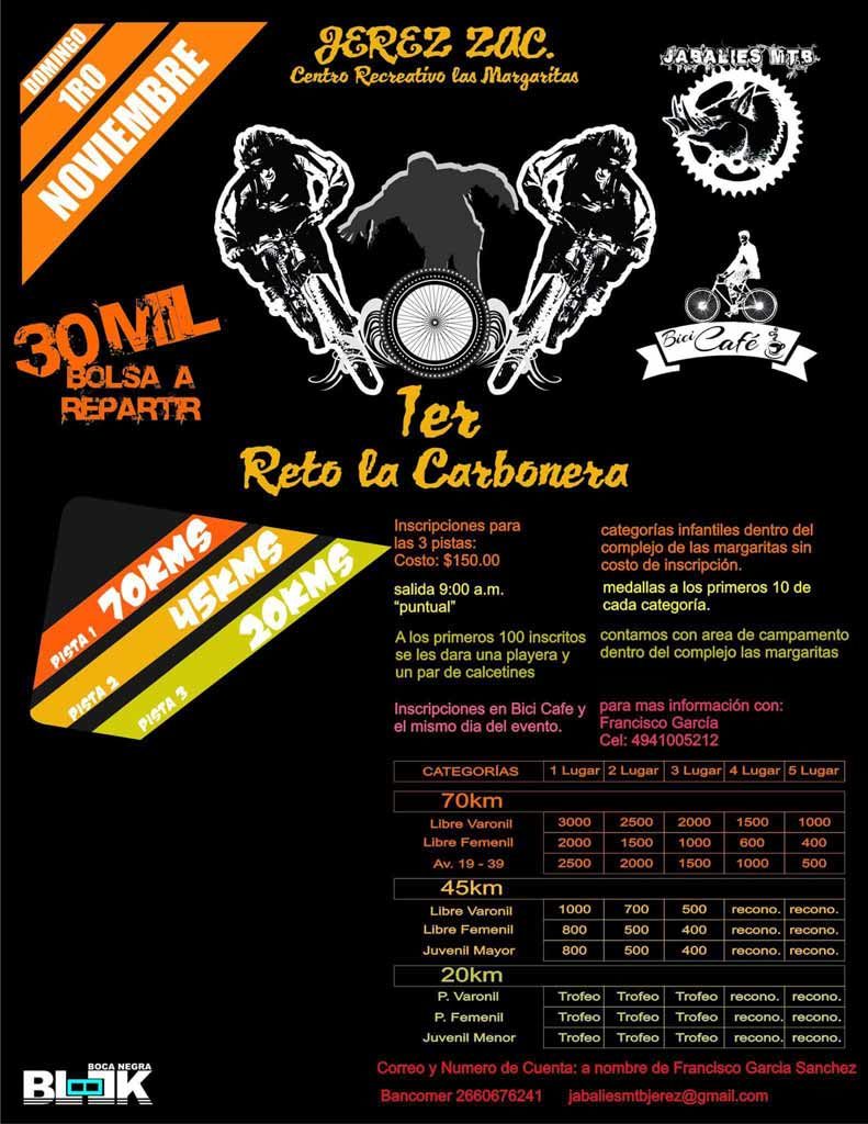 Presentan ruta ciclista de montaña '1er reto La Carbonera' en Jerez