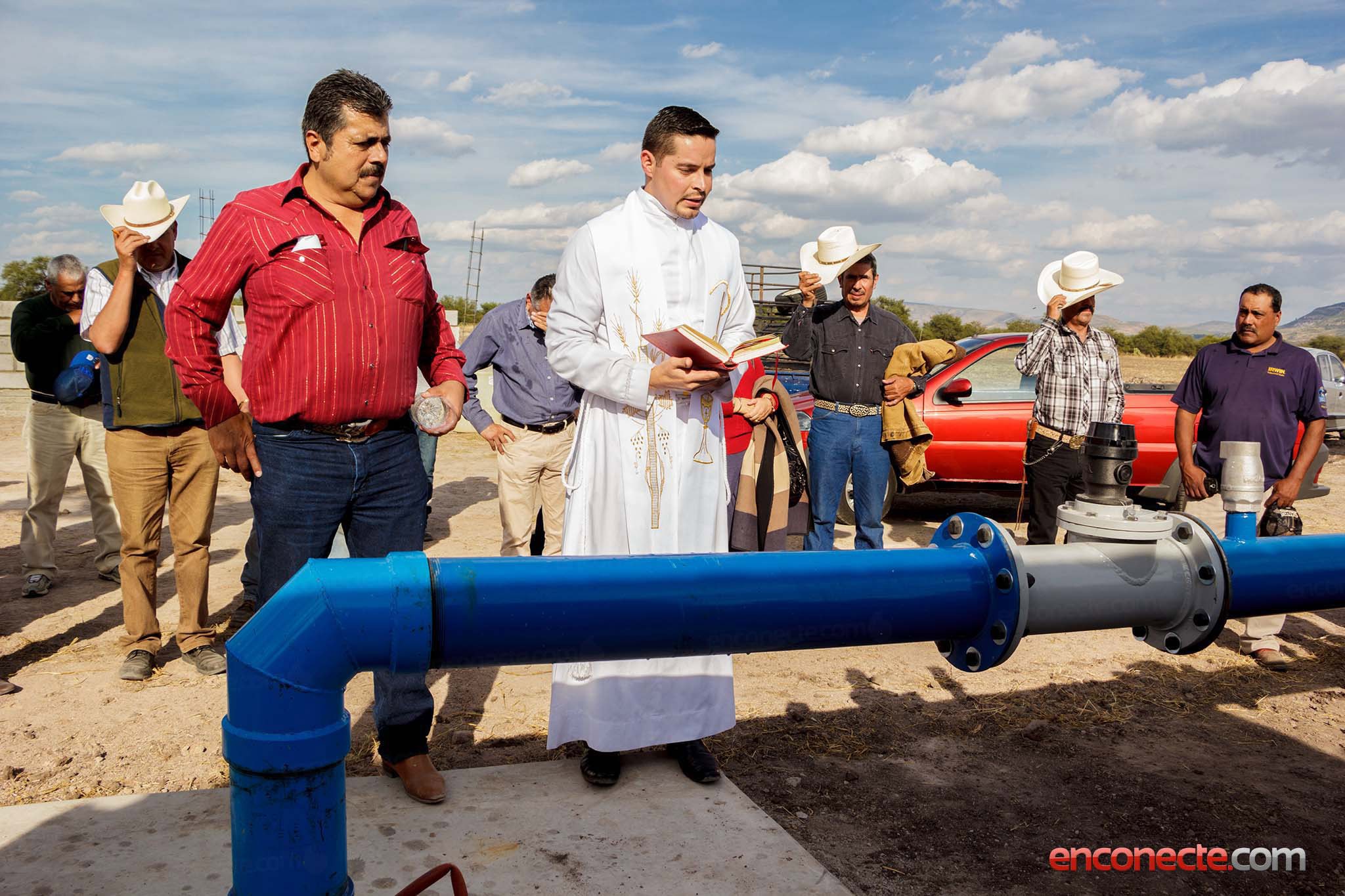 Participa departamento Agropecuario en la inauguración de pozo de riego en Santa Fe