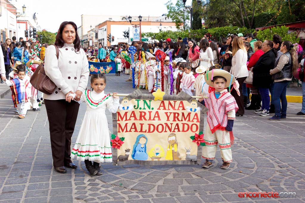 Tradicional desfile y pastorela de niños de preescolar